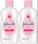 Johnsons Baby Bebek Yağı 200ML Nemlendirici (Pembe) (2 Li Set) - 1