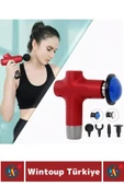 Ergonomik Kol Bacak Sırt Bel 6 Başlıklı Sıcak Soğuk Mod Yüksek Titreşim Spor Fitness Kas Masaj Aleti - 2