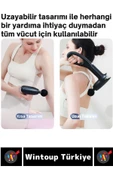 Ergonomik Kol Bacak Sırt Bel 4 Başlıklı 6 Hız Kademeli Ayarlanabilir Boyut Spor Fitness Masaj Aleti - 2