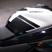 CF 450 SR 2024 ile Uyumlu Kaydırmaz 6D Karbon 15 Parça Tank Pad Seti GC16 - 7