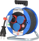 Brennenstuhl Garant Serisi H05RR-F 3G1,5 IP44 Lisanslı 3 Soketli 15 Metre Uzunluğa Sahip Makaralı Kablo - 4