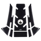 Honda X-ADV 2024 ile Uyumlu Kaydırmaz 6D Karbon 15 Parça Tank Pad Seti GC23 thumbnail 2