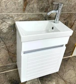 Beta Plus Beyaz Banyo Dolabı Alt Modül 45 cm - 1