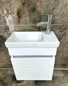 Beta Plus Beyaz Banyo Dolabı Alt Modül 45 cm - 2