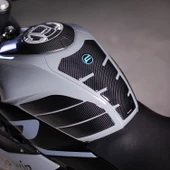 CF 250 SR 2023 ile Uyumlu Kaydırmaz 14 Parça 6D Karbon Tank Pad Seti GC15 - 9