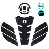 CF 250 SR 2023 ile Uyumlu Kaydırmaz 14 Parça 6D Karbon Tank Pad Seti GC15 - 1