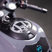 CF 250 SR 2023 ile Uyumlu Kaydırmaz 14 Parça 6D Karbon Tank Pad Seti GC15 - 5
