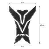 Grippatch Aprilla, KTM, Kawasaki, Suzuki ile Uyumlu Universal 6D Karbon Tank Pad GC10 - 2