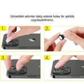 iPhone 16 / iPhone 16 Plus Raze Metal Kamera Lens Koruyucu - 6