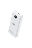 Bix Pb201 20000mah 22.5w 3 Çıkışlı Usb Qc 4.0 Type-c Pd Lcd Göstergeli Powerbank Beyaz - 1