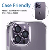 iPhone 14 Pro / iPhone 14 Pro Max Raze Metal Kamera Lens Koruyucu - 3