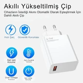 Tonex 67W USB Girişli Turbo Şarj Adaptörü (Başlık) - 3