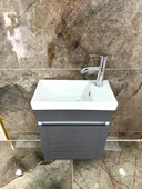 Beta Plus Antrasit Banyo Dolabı Alt Modül 45 cm - 4