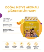 Vitago Kids Gummies C Vitamini İçeren 60 Adet Çiğnenebilir Gummy Jel - 2