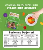Vitago Kids Gummies Multivitamin Multimineral İçeren 60 Adet Çiğnenebilir Gummy Jel - 3
