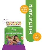 Vitago Kids Gummies Multivitamin Multimineral İçeren 60 Adet Çiğnenebilir Gummy Jel - 1