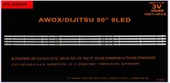 BM-174 (4X9LED) AWOX DİJİTSU 50" B-3068 RTL0905 99 CM ES-860 - 1
