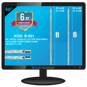 BM-5010 (2X28LED) VESTEL 50" B-501 RTL0501 VESTEL ARÇELİK L-R TYPE 7020 V500H1-LS5-TLEM6-TREM6-TREM4-TLEM4 28LEDLİ 31.3 CM thumbnail 1
