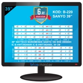 BM-5 (4X7LED - 4X7LED) SANYO 42" B-220 RTL0220T LED 4xA-4xB 7 LEDLİ - 1