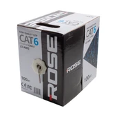 CAT6 KABLO 23AWG 100 METRE KUTULU ROSE C-6/100M thumbnail 1