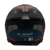 LS2 STREAM 2 ROAD MAT SİYAH-GRİ-MAVİ-KIRMIZI KASK thumbnail 4