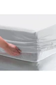 Lastikli Çarşaf 1.kalite Yerli Üretim Tek Kişilik Beyaz 100x200 - 2