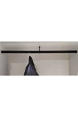 FSM  Oval 130cm Alüminyum Dolap Içi Elbise Askı Borusu Aparatları Vidaları - 1