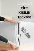 Tek Kişilik Ranforce Pamuk Kumaş Lastikli Çarşaf Seti - 4