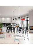 Zigana  3 1-4 1-5 1 Ev- Ofis Için Ideal Kullanım Boyut Profil 3 Basamak Dt Shop Merdiven - 1