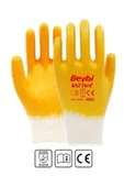 Beybi  Kn2 Flex Plus Pamuk Astarlı Nitril Eldiven Inşaat Ve Bahçe Eldiveni - 1