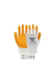 Beybi  Nitril Eldiven Polyester Sarı / Beyaz Pn-5 - 1
