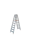 ASVERA  Elmas Serisi - 9 9 Basamaklı Çift Çıkışlı Galvanizli Profil Merdiven (EV, BAHÇE, IŞYERİ IÇİN UYGUN) - 2