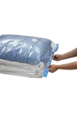(3 ADET) Jumbo Boy 90 Cm X 120 Cm - ( Yorgan ) Vakumlu Poşet- Vakumlu Hurç - Vakumlu Poşet Seti - 2