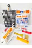 PASS 7 Parça Boyacı Seti (Rulo, örtü, fırça, parmak rulo, kağıt bant, boya ızgarası, yedek rulo başlığı) - 1