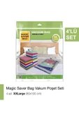 Magic Saver Bag  4 Adet Vakumlu Hurç Özel Seti Büyük Paket 4 Xxl - 2