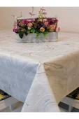 ELYAFLI PVC MUŞAMBA - DESENLİ SİLİNEBİLİR MASA ÖRTÜSÜ - 1