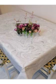 ELYAFLI PVC MUŞAMBA - DESENLİ SİLİNEBİLİR MASA ÖRTÜSÜ - 2