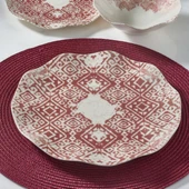 GÜRAL PORSELEN Nesrin 12 Parça 4 Kişilik Yemek Takımı 18643 thumbnail 3