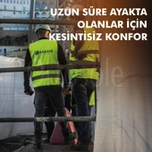 OS201 | Yumuşak Jel Destekli, Anti Yorgunluk, Konfor, İş Ayakkabıları ve Botlar için İç Tabanlık - 4
