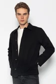 CEKMON Erkek Regular Fıt %100 Cotton İnce Likralı Gabardın Spor Gömlek Ceket - 4