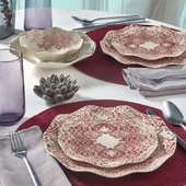 GÜRAL PORSELEN Nesrin 12 Parça 4 Kişilik Yemek Takımı 18643 thumbnail 1