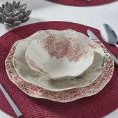 GÜRAL PORSELEN Nesrin 12 Parça 4 Kişilik Yemek Takımı 18643 thumbnail 4