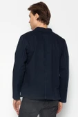 CEKMON Erkek Regular Fıt %100 Cotton İnce Likralı Gabardın Spor Gömlek Ceket - 10