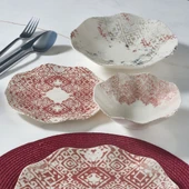 GÜRAL PORSELEN Nesrin 12 Parça 4 Kişilik Yemek Takımı 18643 thumbnail 2