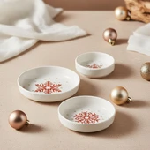 GÜRAL PORSELEN Diyar 3 Parça Bone Çerezlik - Kartanesi thumbnail 11