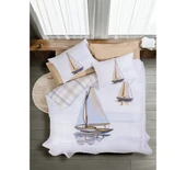 CB MARİTİME TEK KİŞİLİK COMPLETTE SET WİND BEJ - 1
