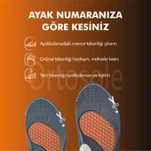 OS202 | Ark Ve Jel Destekli, Zorlu Arazi Ve Tırmanışlar Için Topuk Destekli Ortopedik Iç Tabanlık - 7