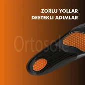 OS202 | Ark Ve Jel Destekli, Zorlu Arazi Ve Tırmanışlar Için Topuk Destekli Ortopedik Iç Tabanlık - 6