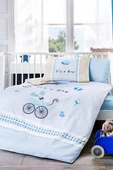 ÖZDİLEK BEBE NEVRESİM TAKIMI JOUETS MAVİ - 2
