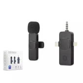Mikrofon Yaka Kablosuz Type-c Lightning Aux 3 İn 1 Hadron HDX2781 - 1